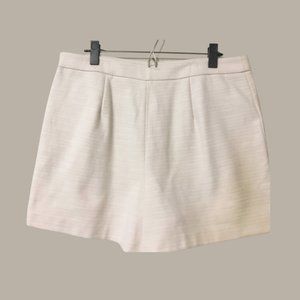 Ann Taylor cream tweed dressy shorts size 12